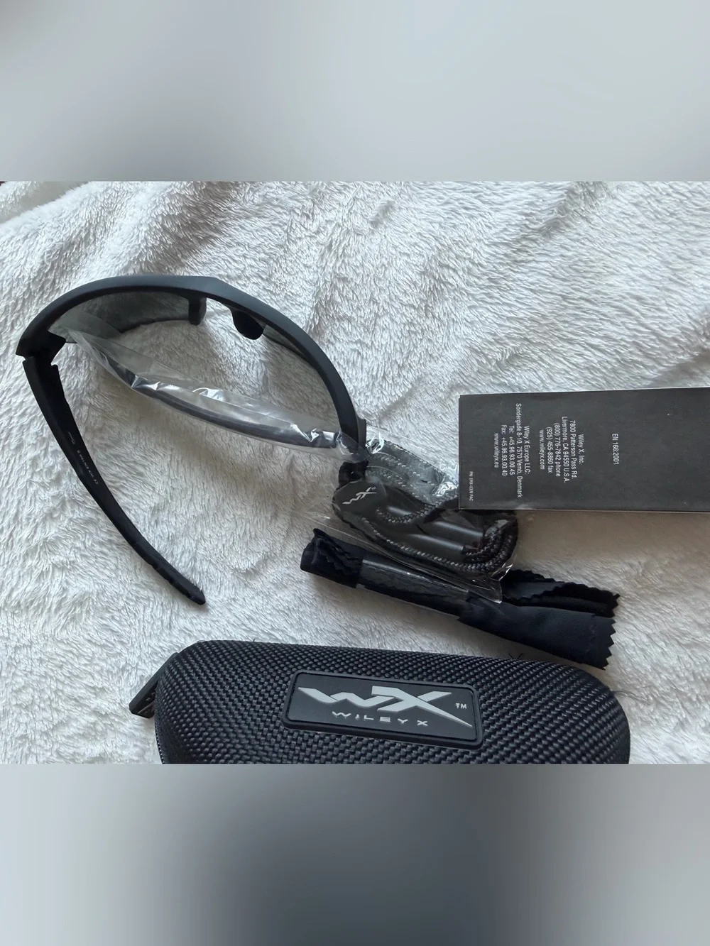 Canon Black Shield Sunglasses with Dark Smoke Lenses